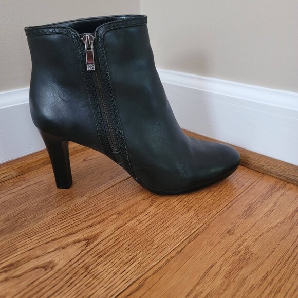 Anne Klein Akcaelina Black Ankle Bootie Size 10 - Picture 7 of 13